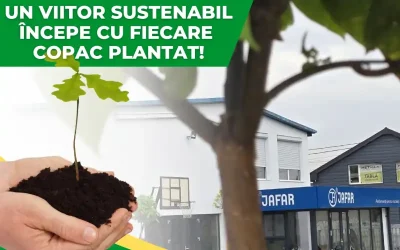 Un viitor sustenabil incepe cu fiecare copac plantat!